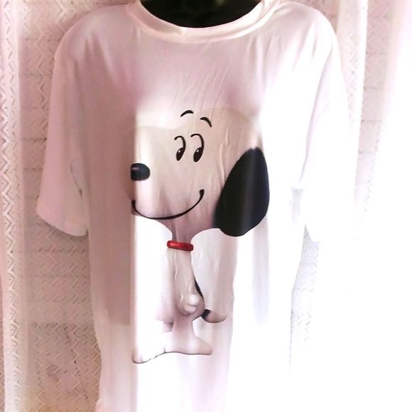 Snoopy Print Summer T-Shirt Size X Large Wh… - Picture 3 of 7
